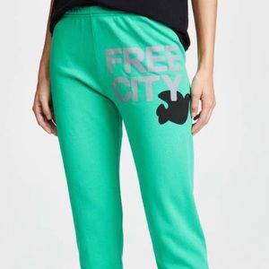 FREECITY Cotton Logo Sweatpants
